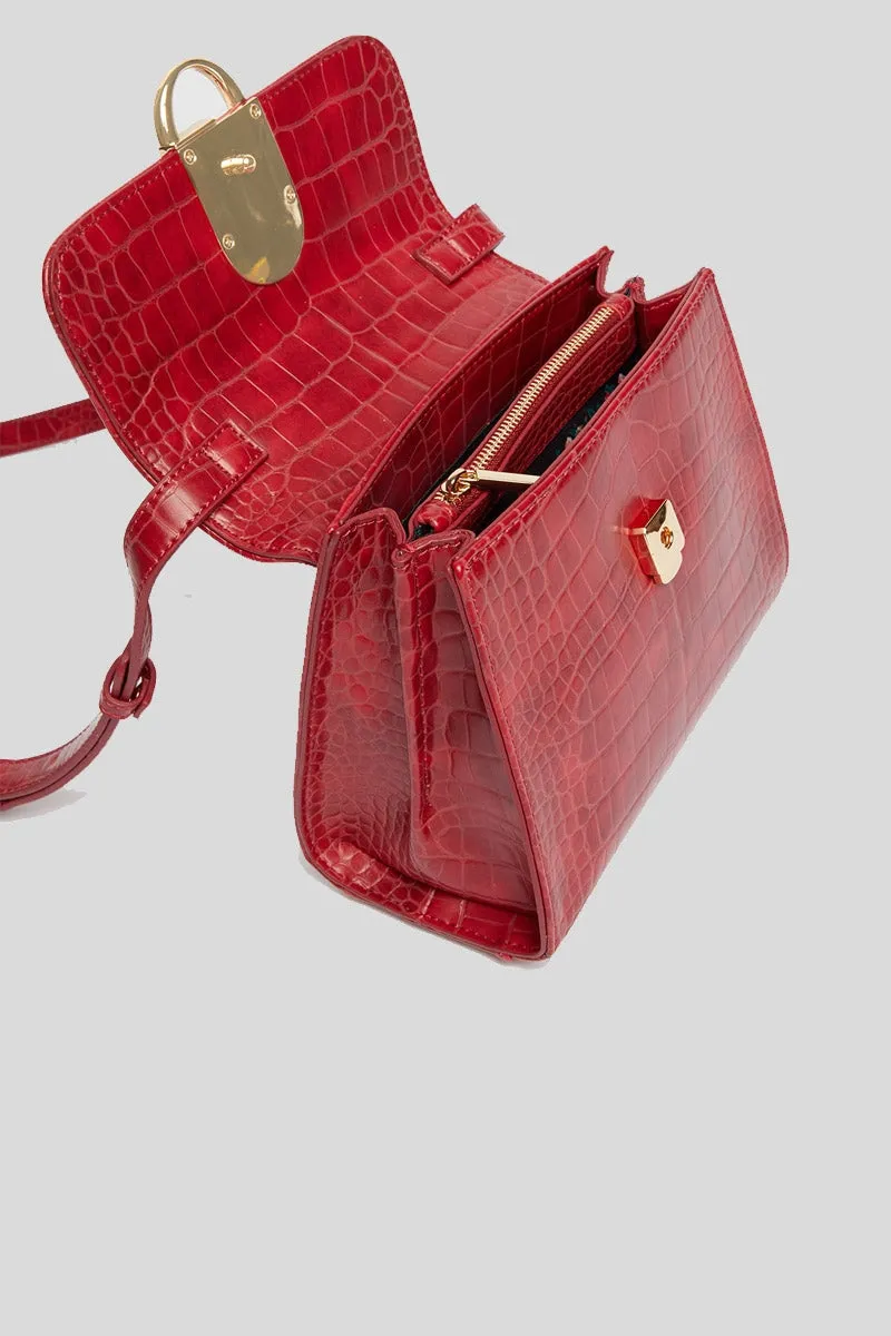 S Top Handle - Glossy Red