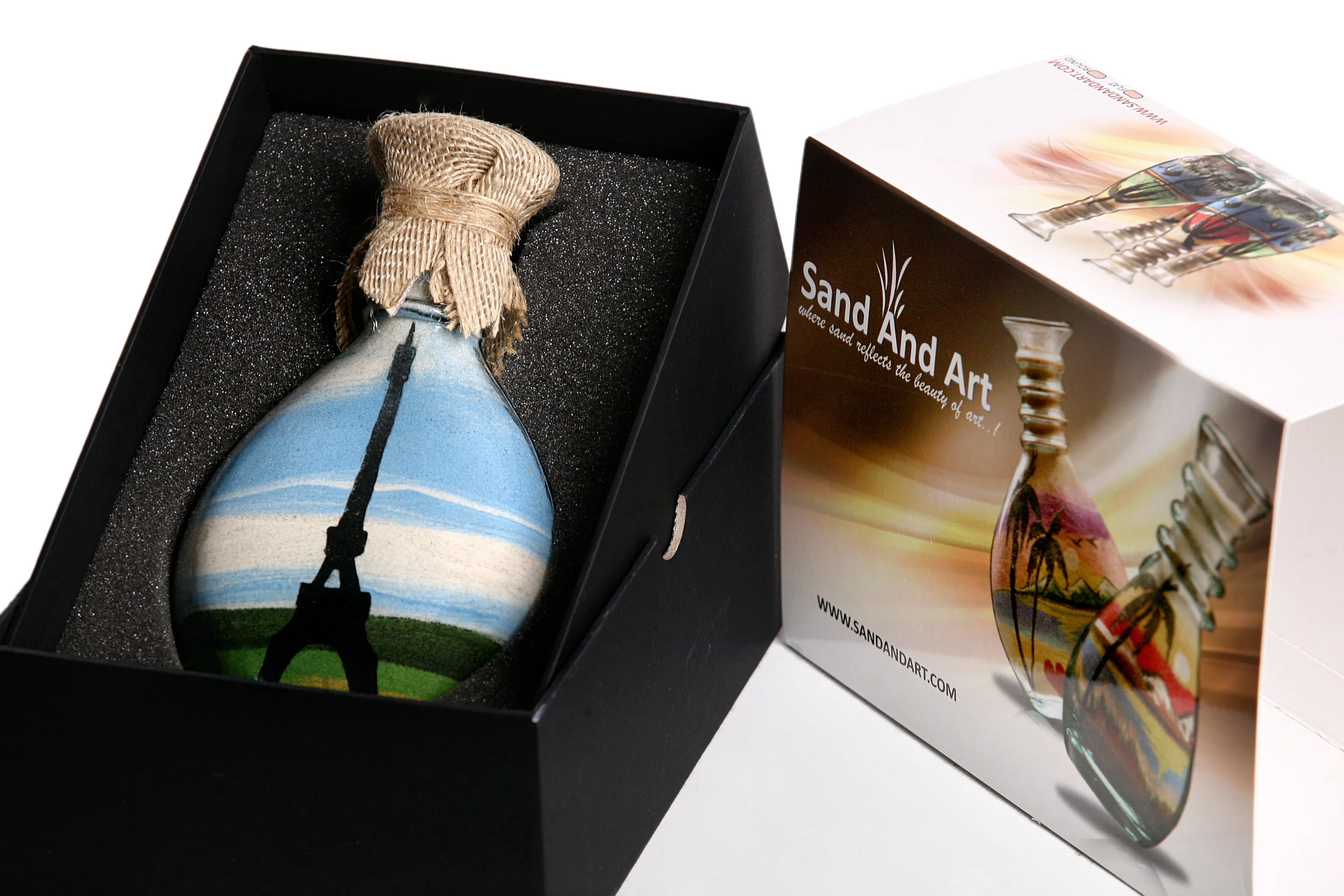 Sand Art Bottle Gift Eiffel Tower
