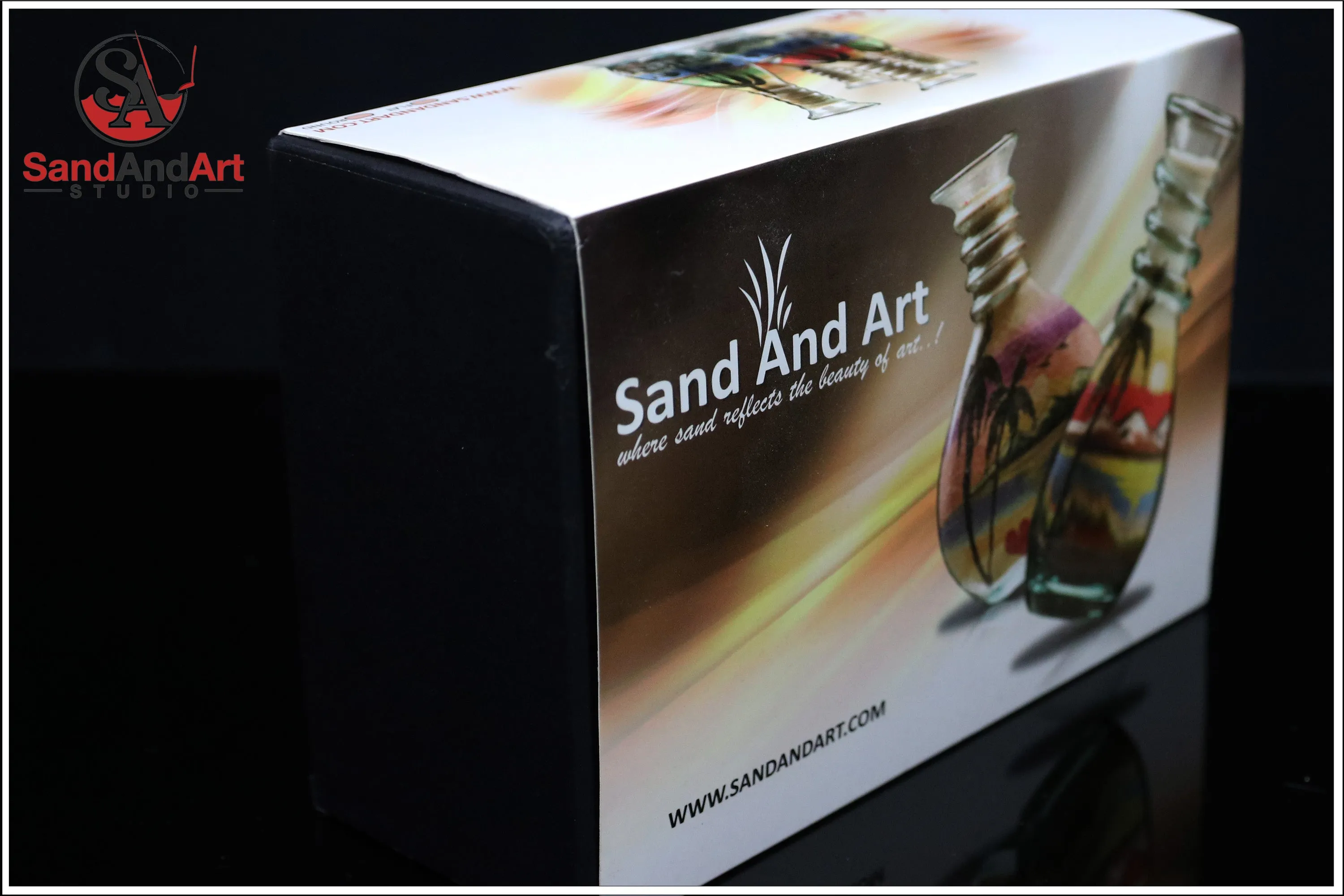 Sand Art In Glass Bottle