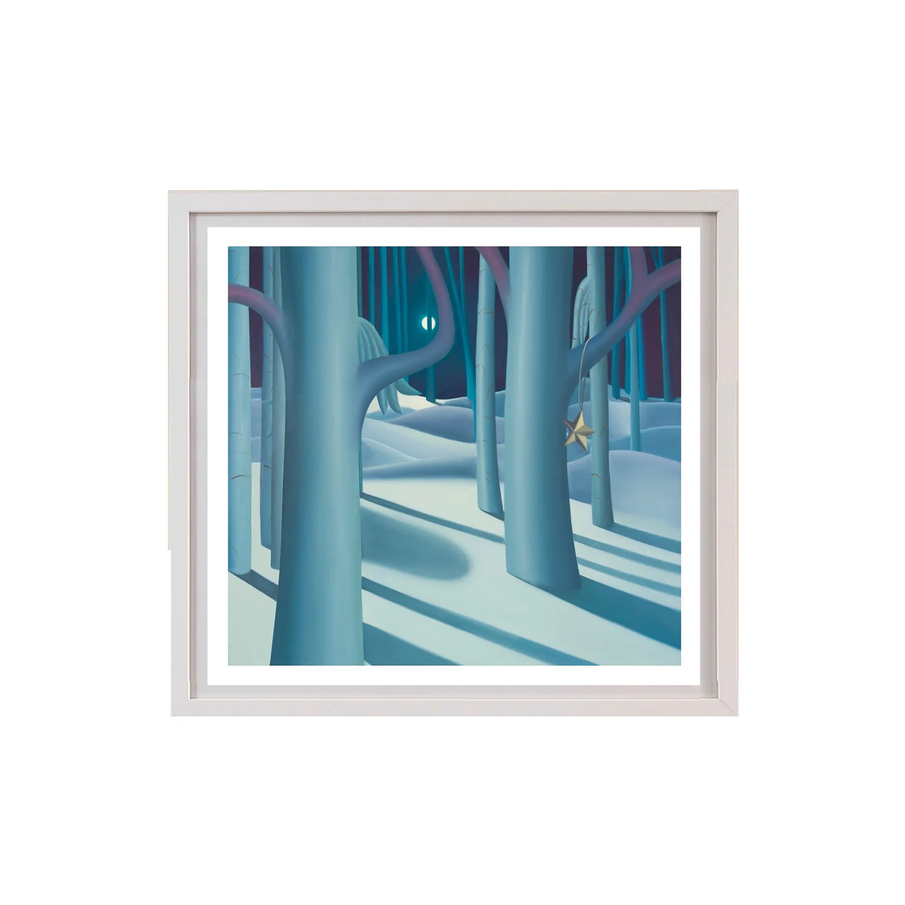 Sarah Lee, Moon and a Star, 2021; Hand-Embellished, Signed, and Numbered Limited Edition Print