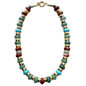 Semi-Precious Necklace Turquoise & Jade
