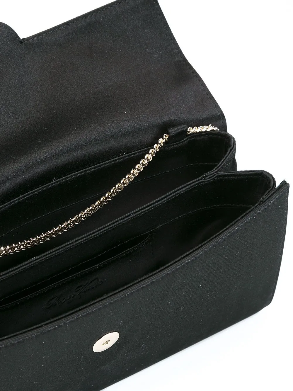 Sexy choc satin clutch