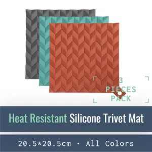Silicone Trivet and Pot Holder – Heat-Resistant, Durable and Flexible