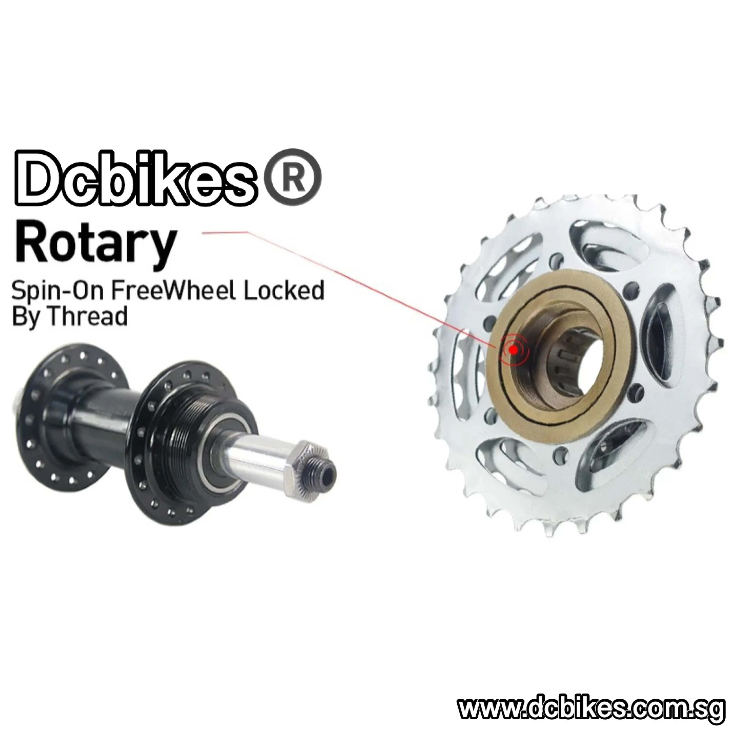Silver 9 Speed 32T | 10 Speed 36T | 11 Speed 36T Bicycle Screw In Threaded Freewheel