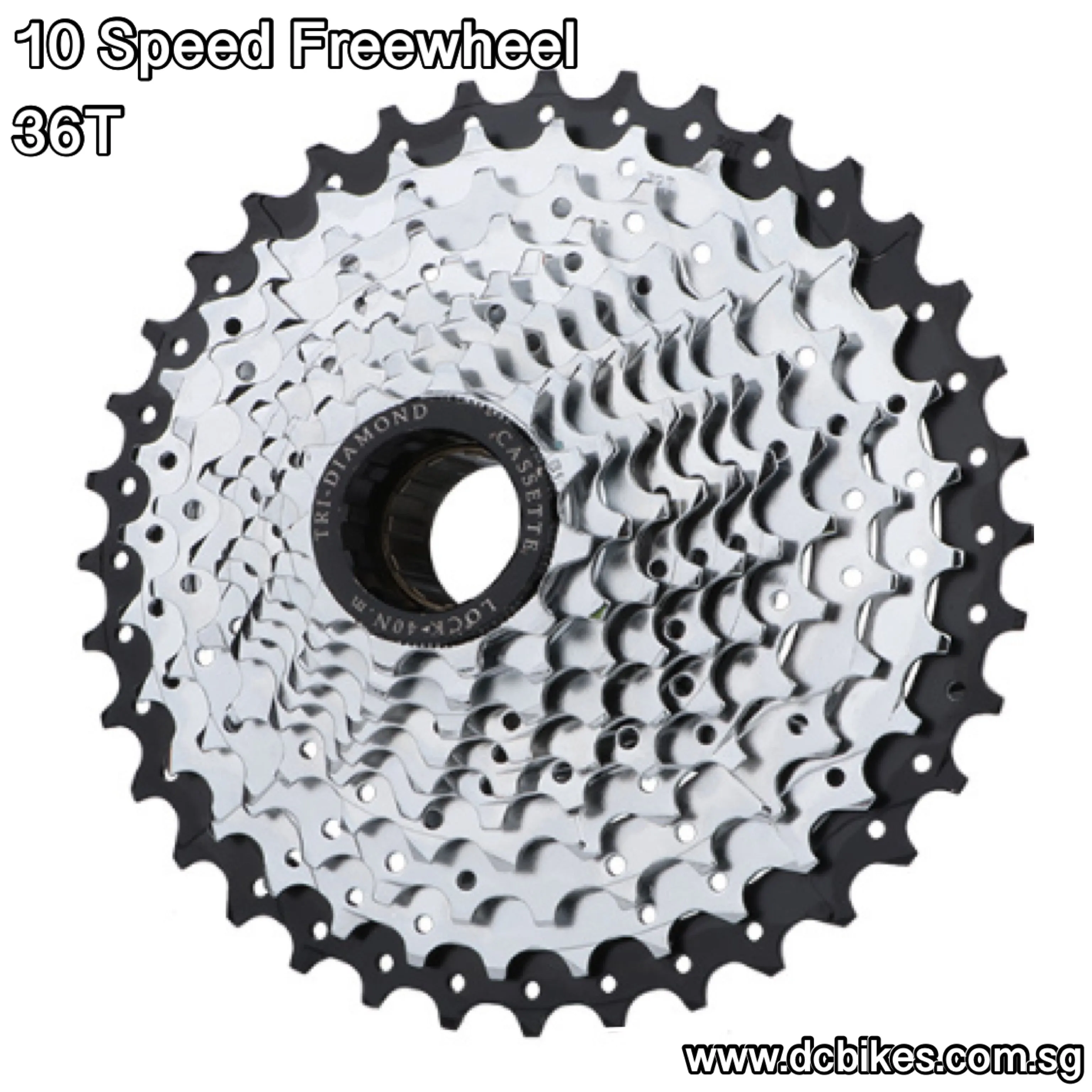 Silver 9 Speed 32T | 10 Speed 36T | 11 Speed 36T Bicycle Screw In Threaded Freewheel