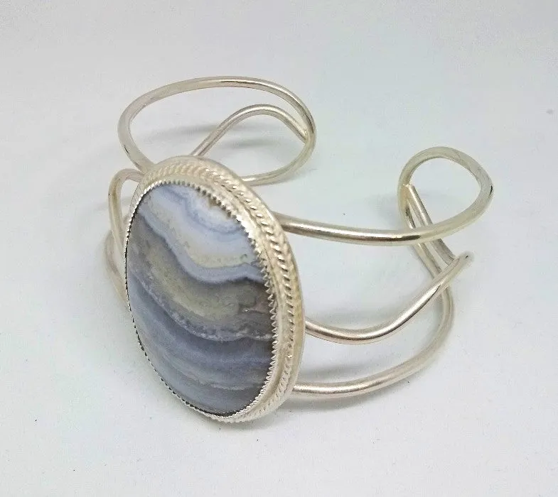 Silver Agate Bracelet (special order - sold out)