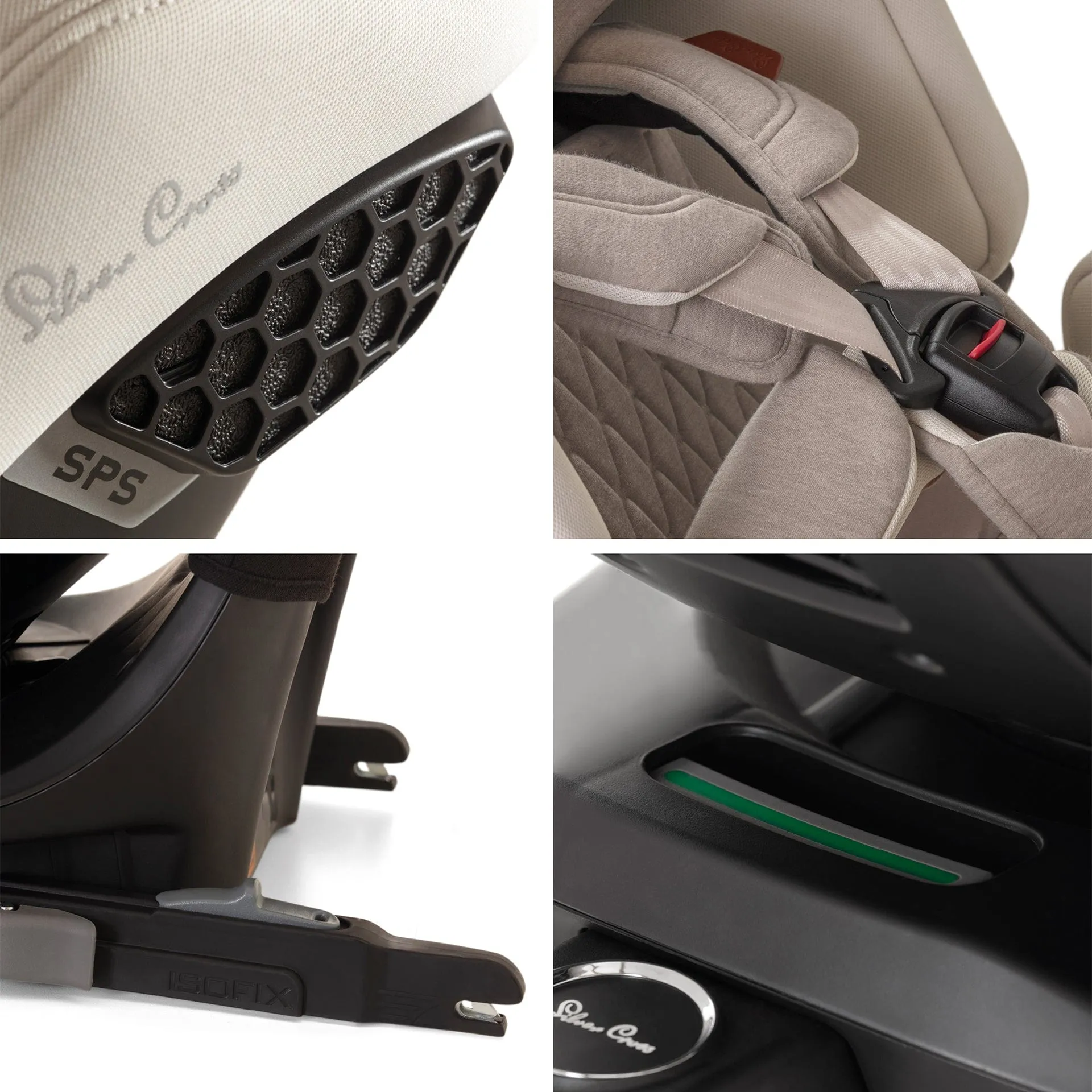 Silver Cross Motion 2 All-Size 360 Car Seat - Almond