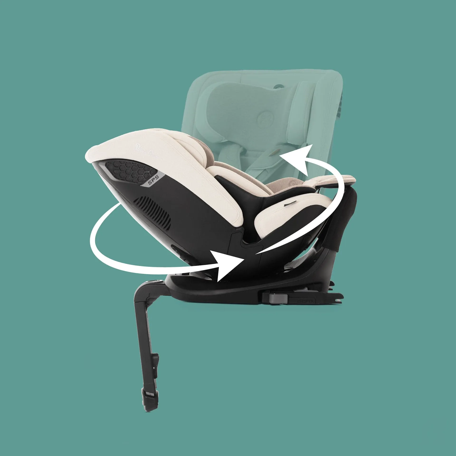 Silver Cross Motion 2 All-Size 360 Car Seat - Almond