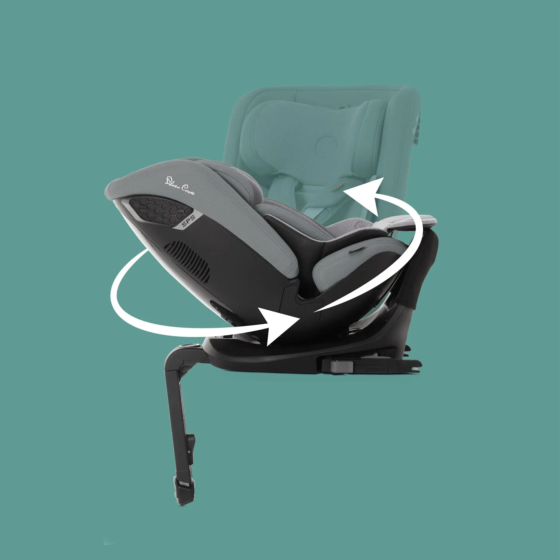 Silver Cross Motion 2 All-Size 360 Car Seat - Glacier