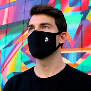 Skull Face Mask with Crossbones Design