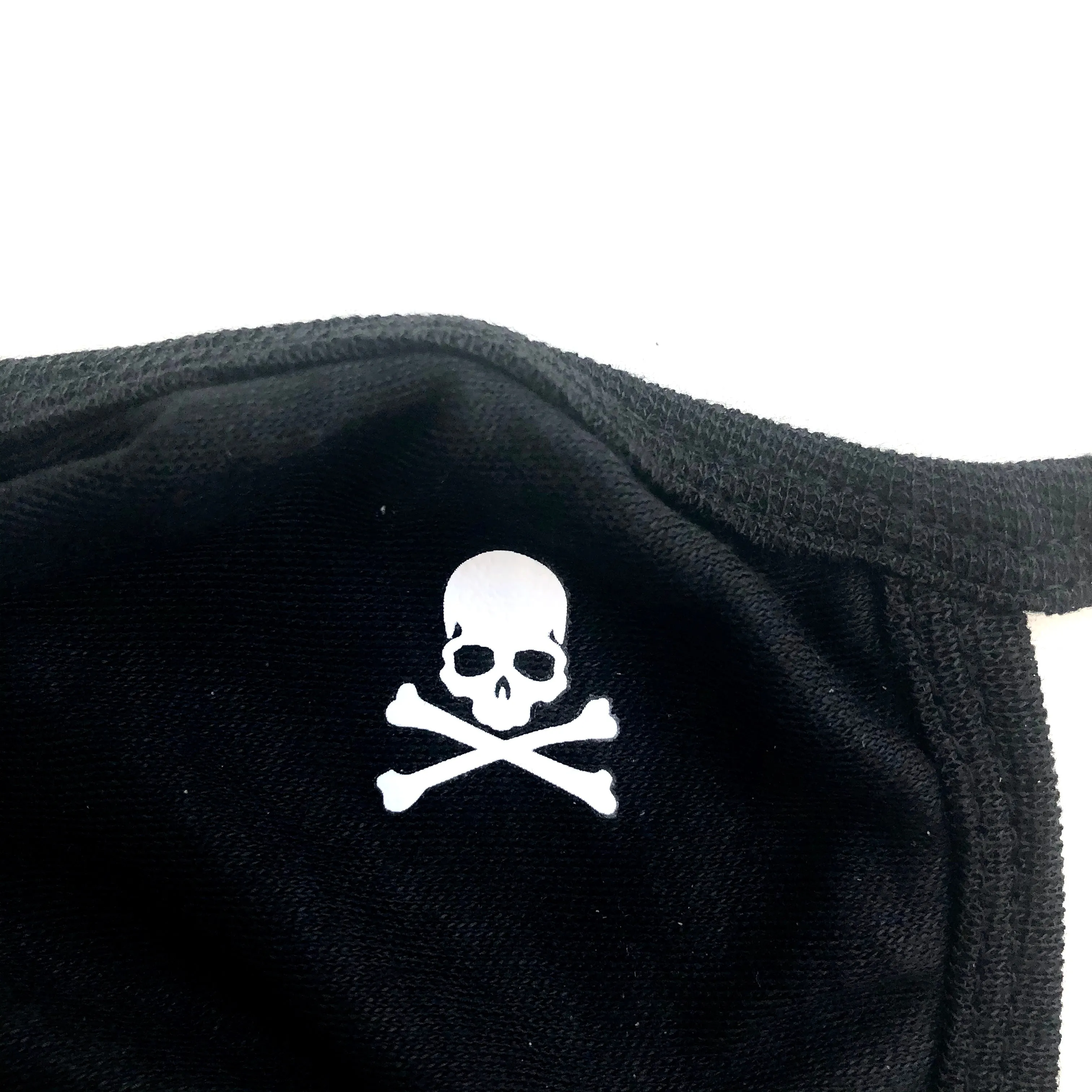Skull Face Mask with Crossbones Design