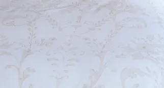 Stamattina 100% Cotton 118" Italian Percale By The Yard Aurora Natural Large romantic floral.