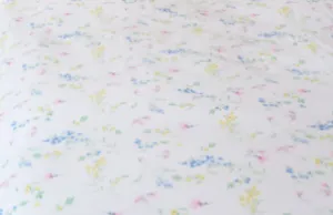 Stamattina 100% Cotton 118" Italian Percale By The Yard Primavera Digitally printed overall small scale floral in multi colors.