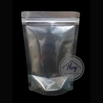 Stand Up Liquid Pouch Zip Lock Clear Glossy