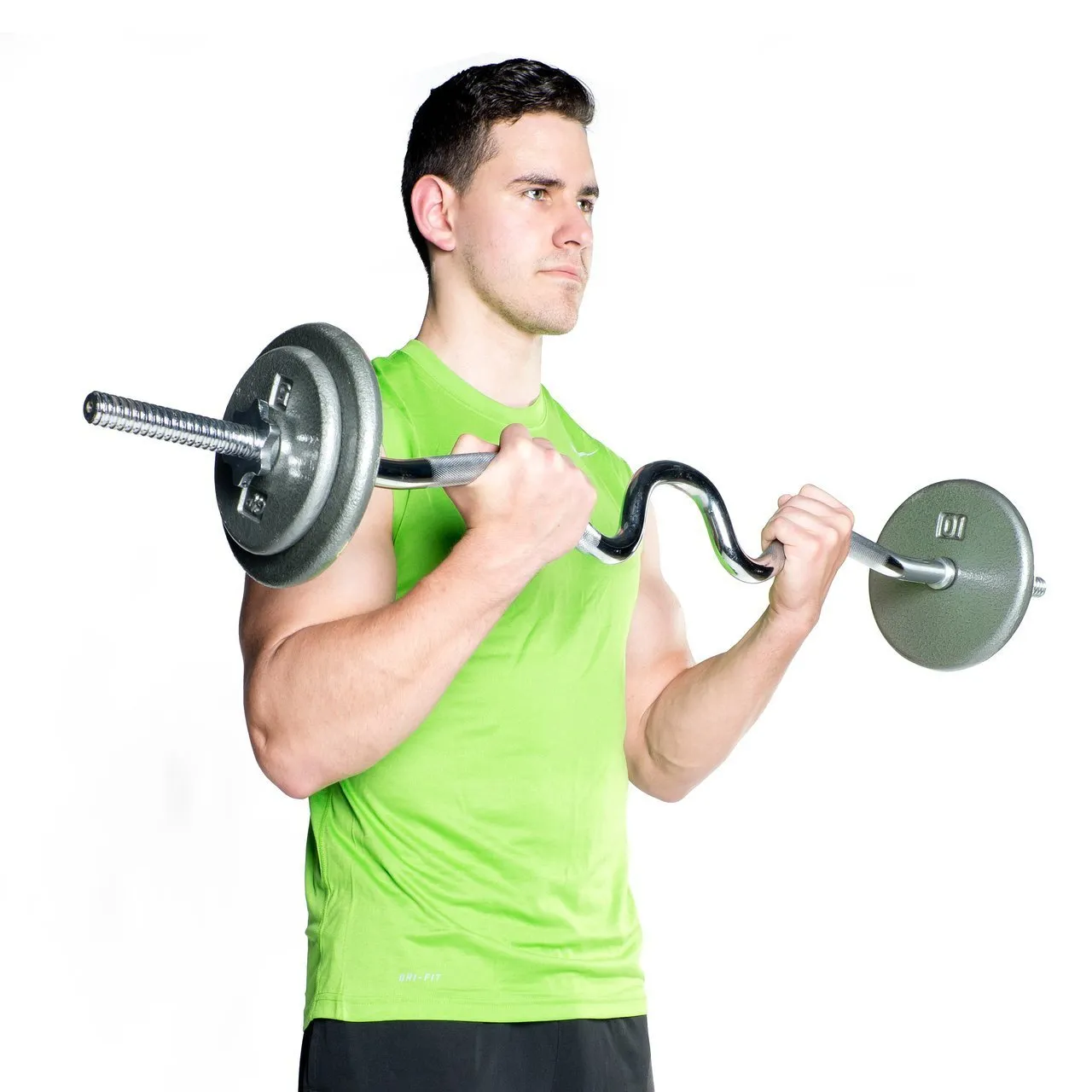 Standard 48" Threaded Solid Curl Bar