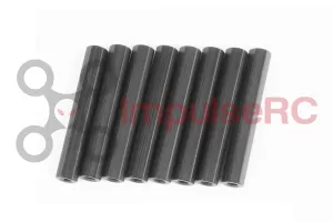 Standoff M3 Aluminium Hex 5mm x 35mm Black (8 Pack)
