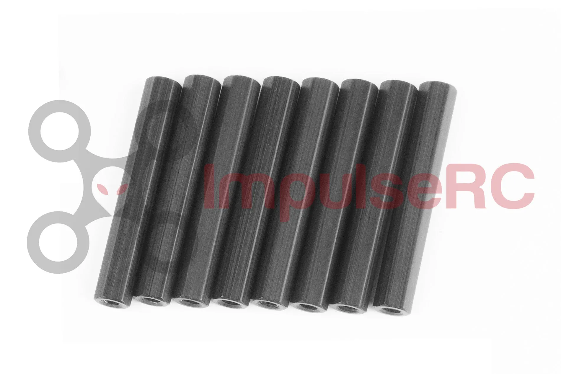 Standoff M3 Aluminium Hex 5mm x 35mm Black (8 Pack)