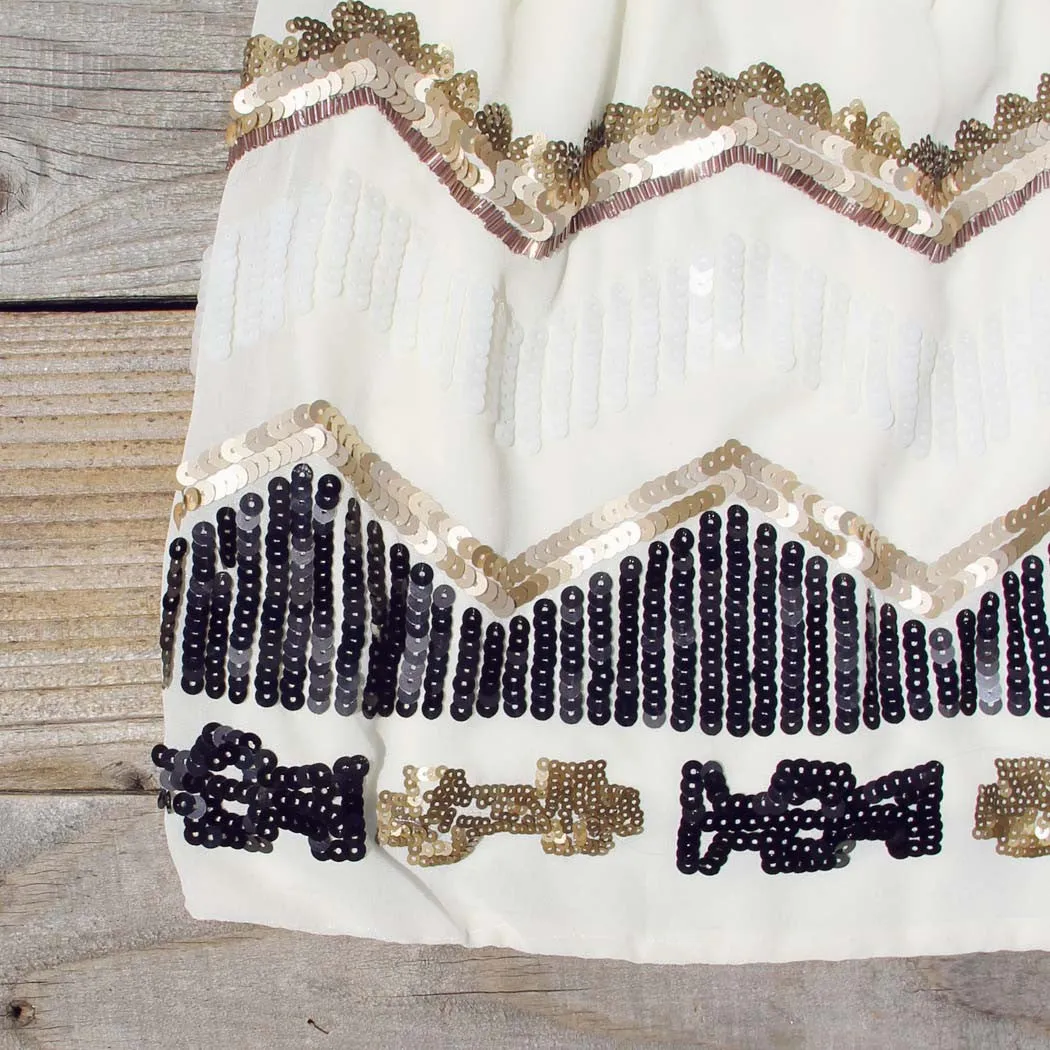 Starry Sky Beaded Dress