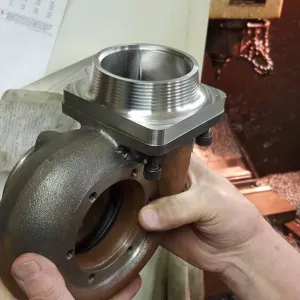 Street Carr Fabrication Stainless Billet 3" Single Inlet T4 Flange