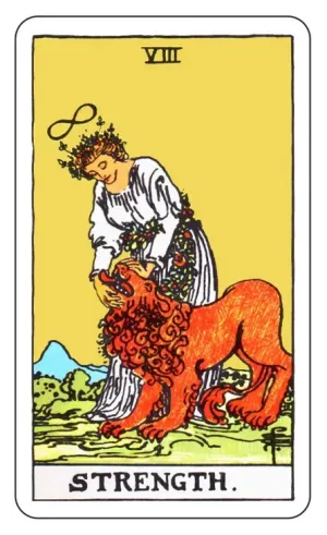 Strength Tarot Sticker
