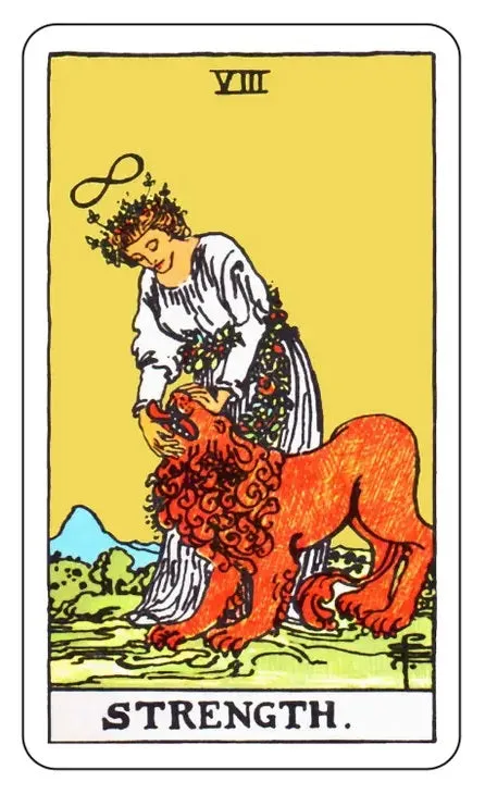 Strength Tarot Sticker