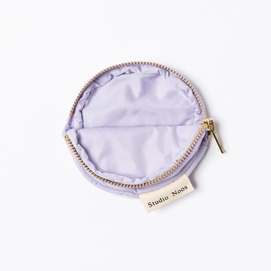 Studio Noos Puffy Circular Mama Purse Wallet (Lilac)