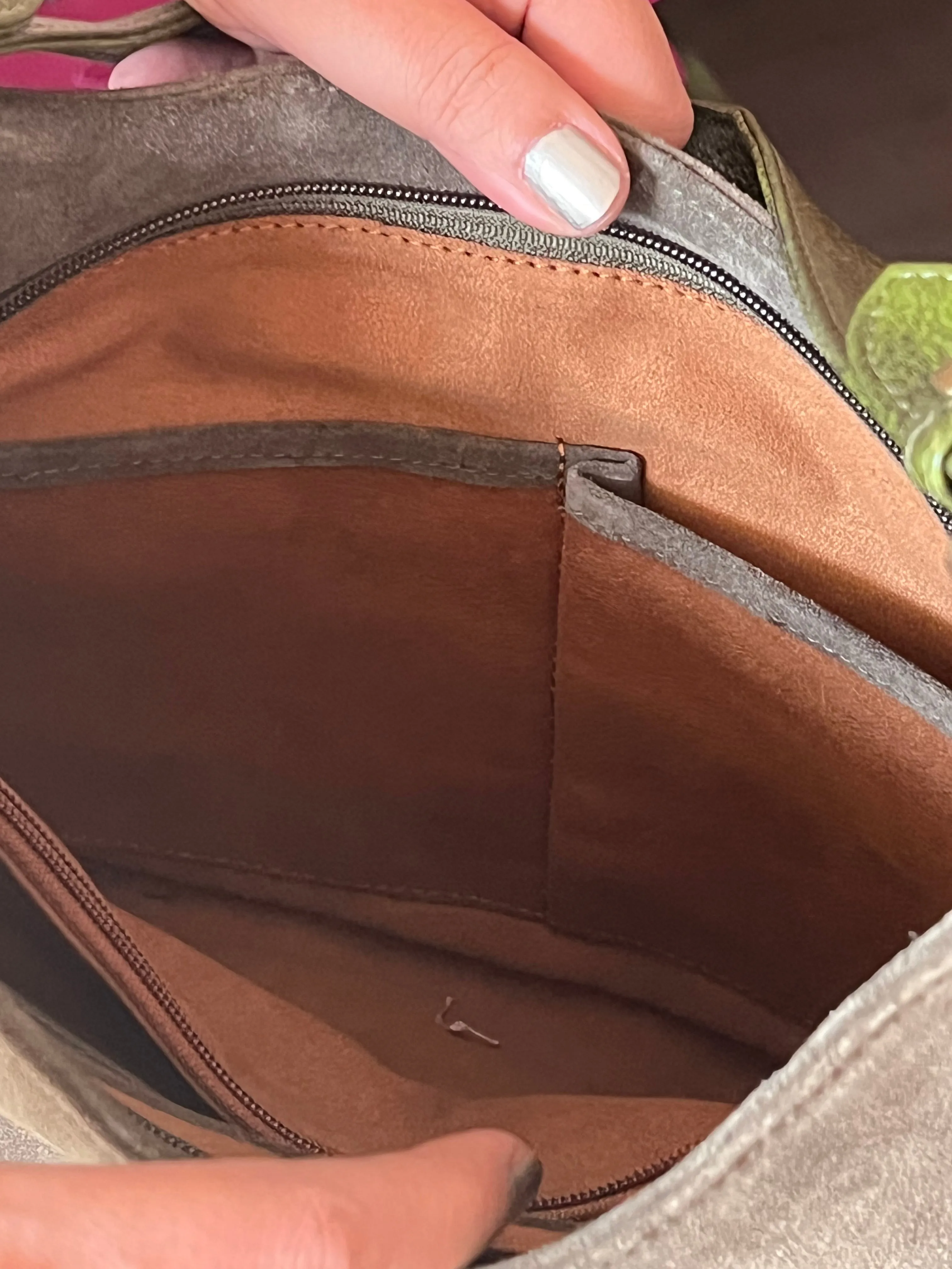 Suede Leather Bag