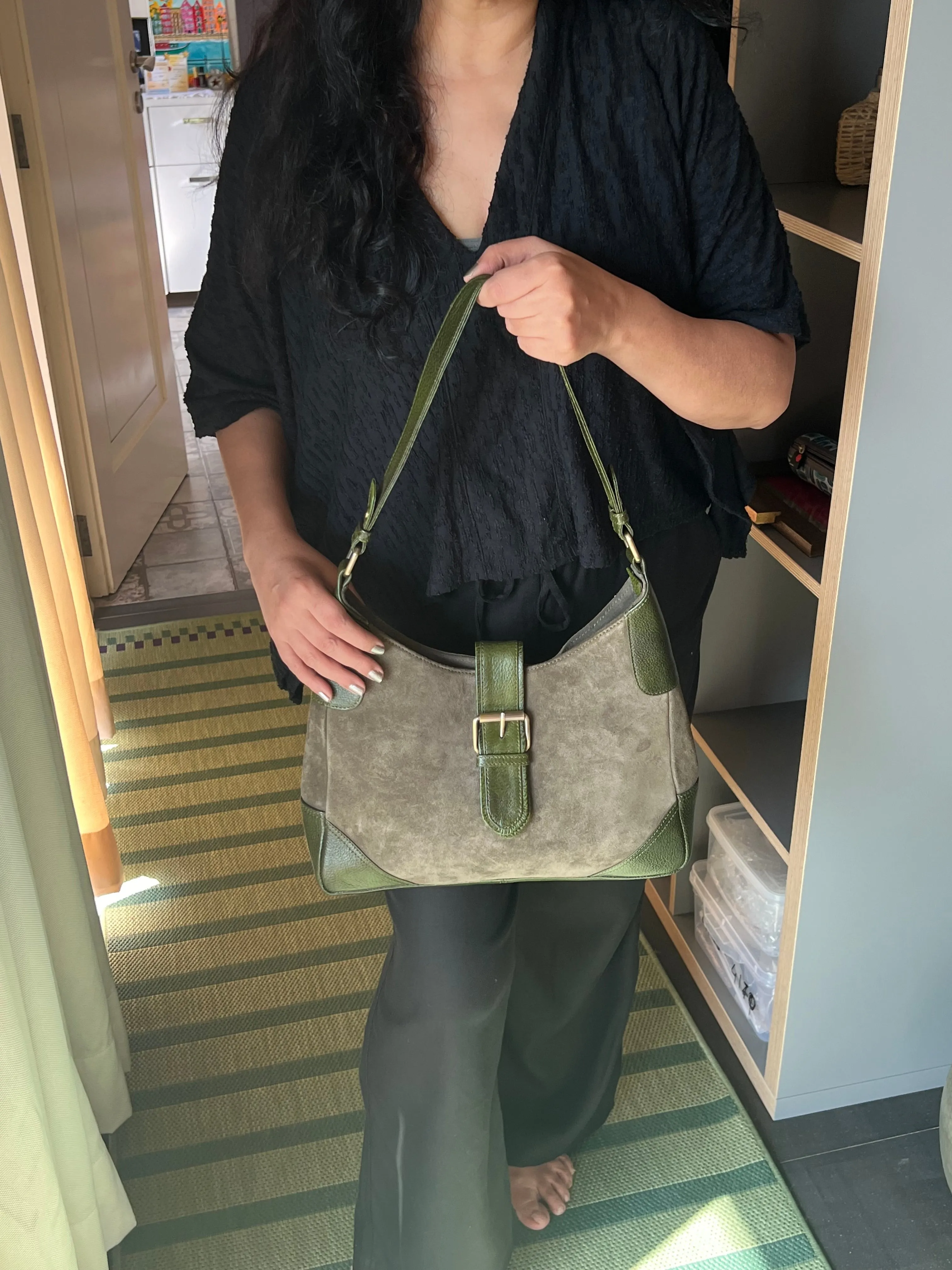 Suede Leather Bag