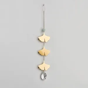 Suncatcher- Botanical Leaf/Amazonite