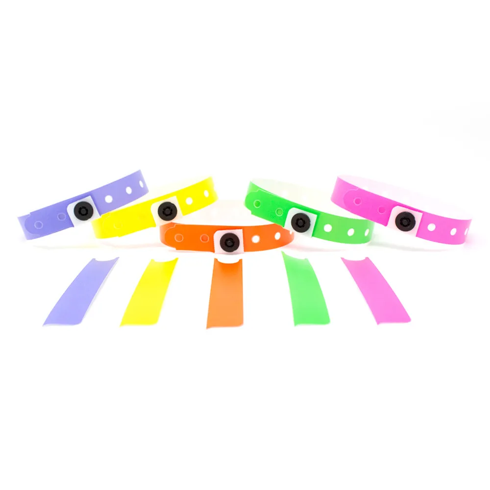 SuperBand® Plastic Wristbands 1/2" Variety Packs (500/Box)