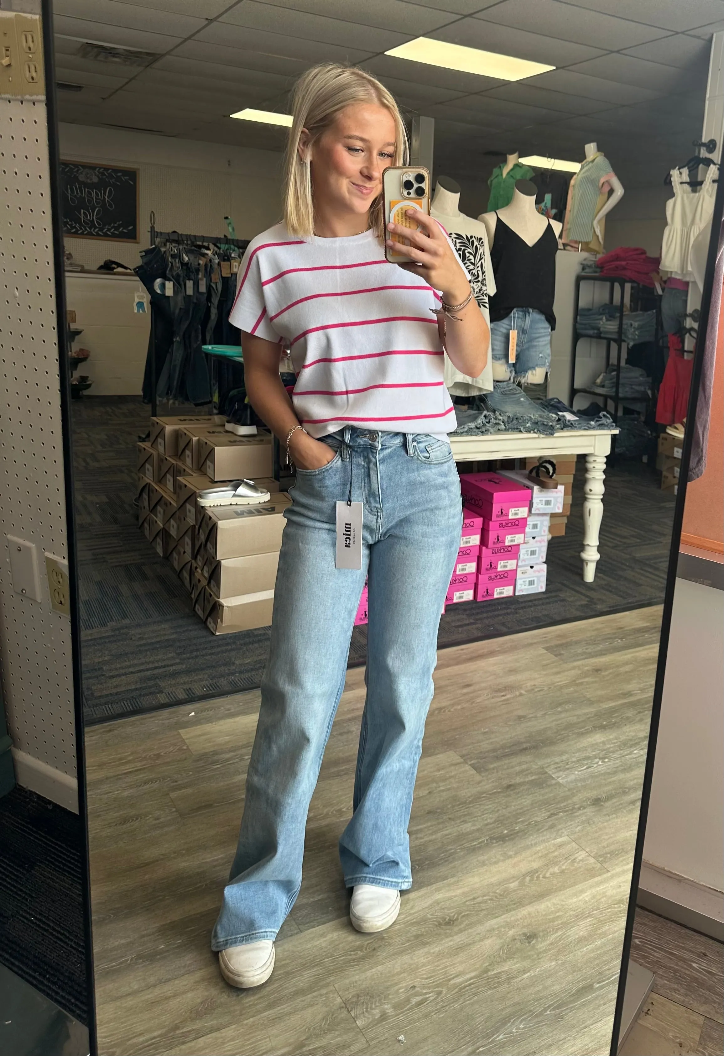 Sweet Escape Wide Leg Jeans