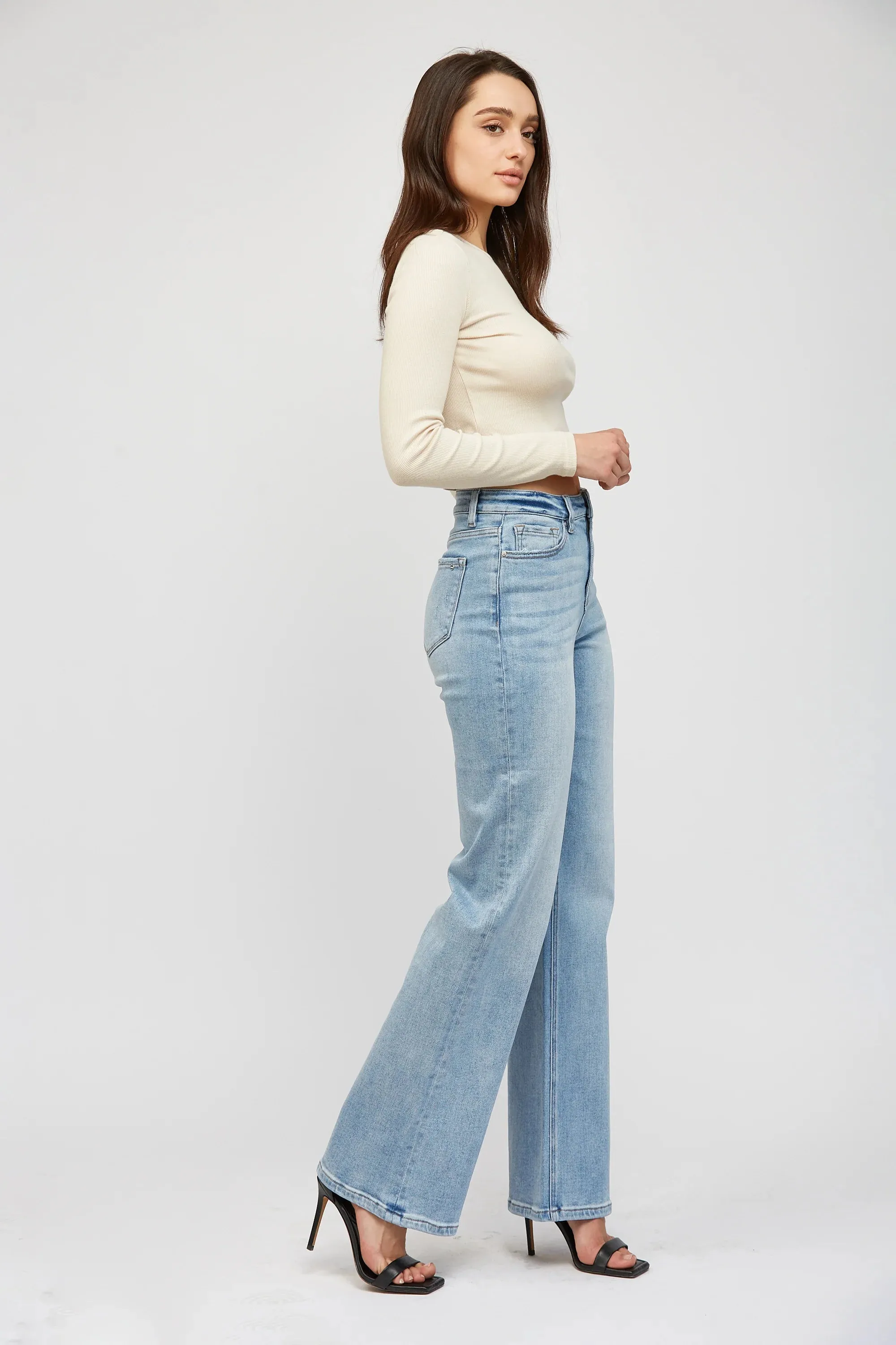 Sweet Escape Wide Leg Jeans