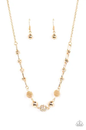 Taunting Twinkle - Gold Necklace