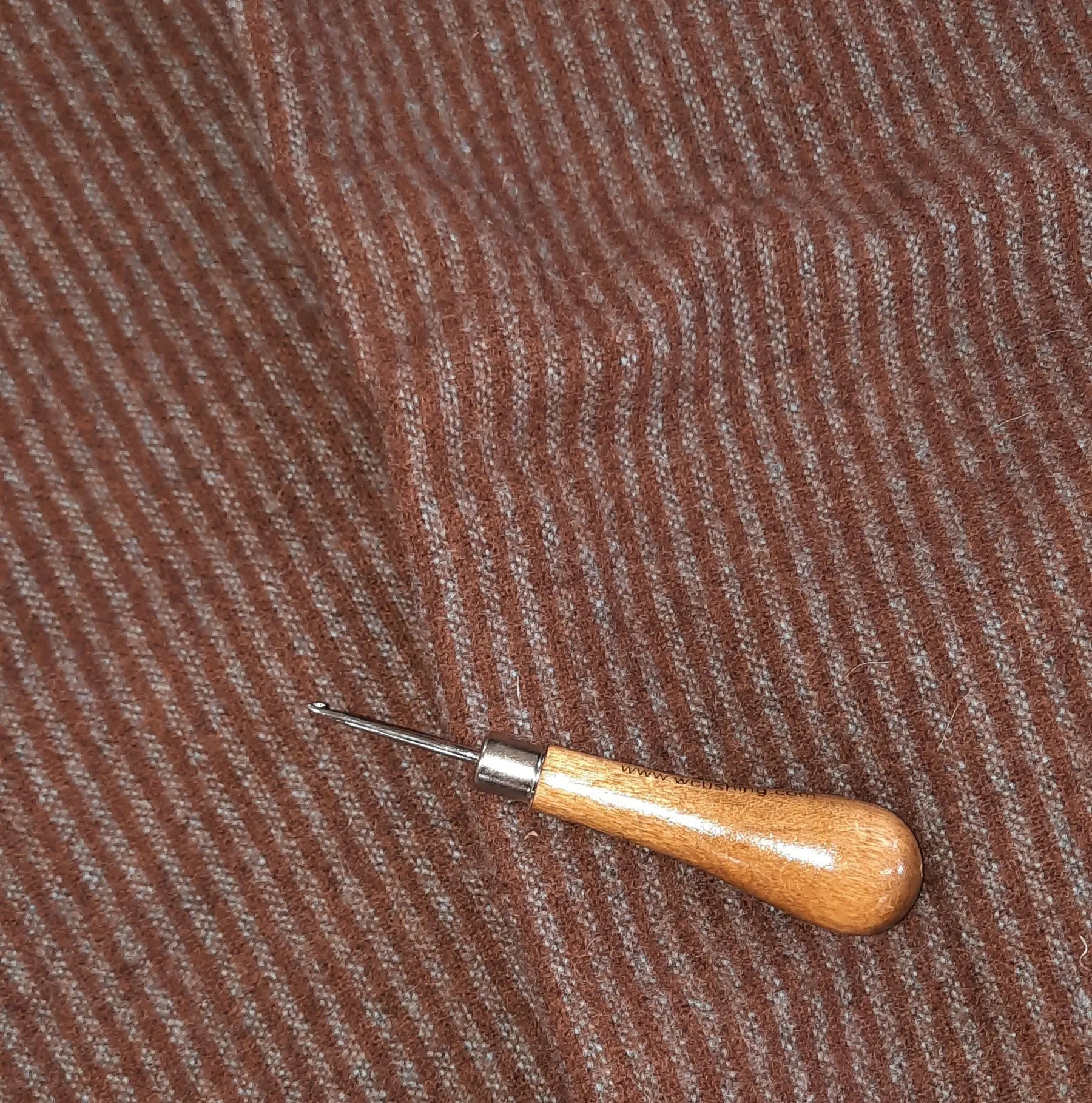 Textured Wool Fabric  "Country Stripe"