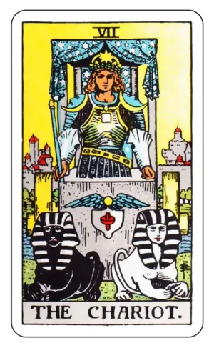 The Chariot Tarot Sticker
