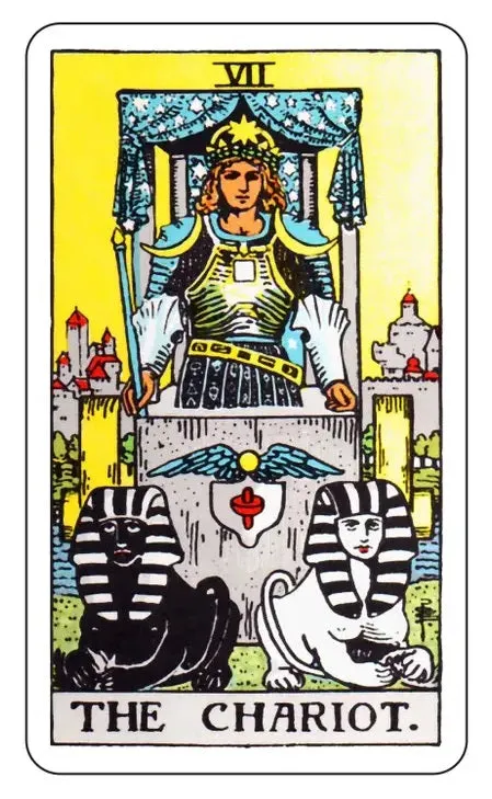 The Chariot Tarot Sticker