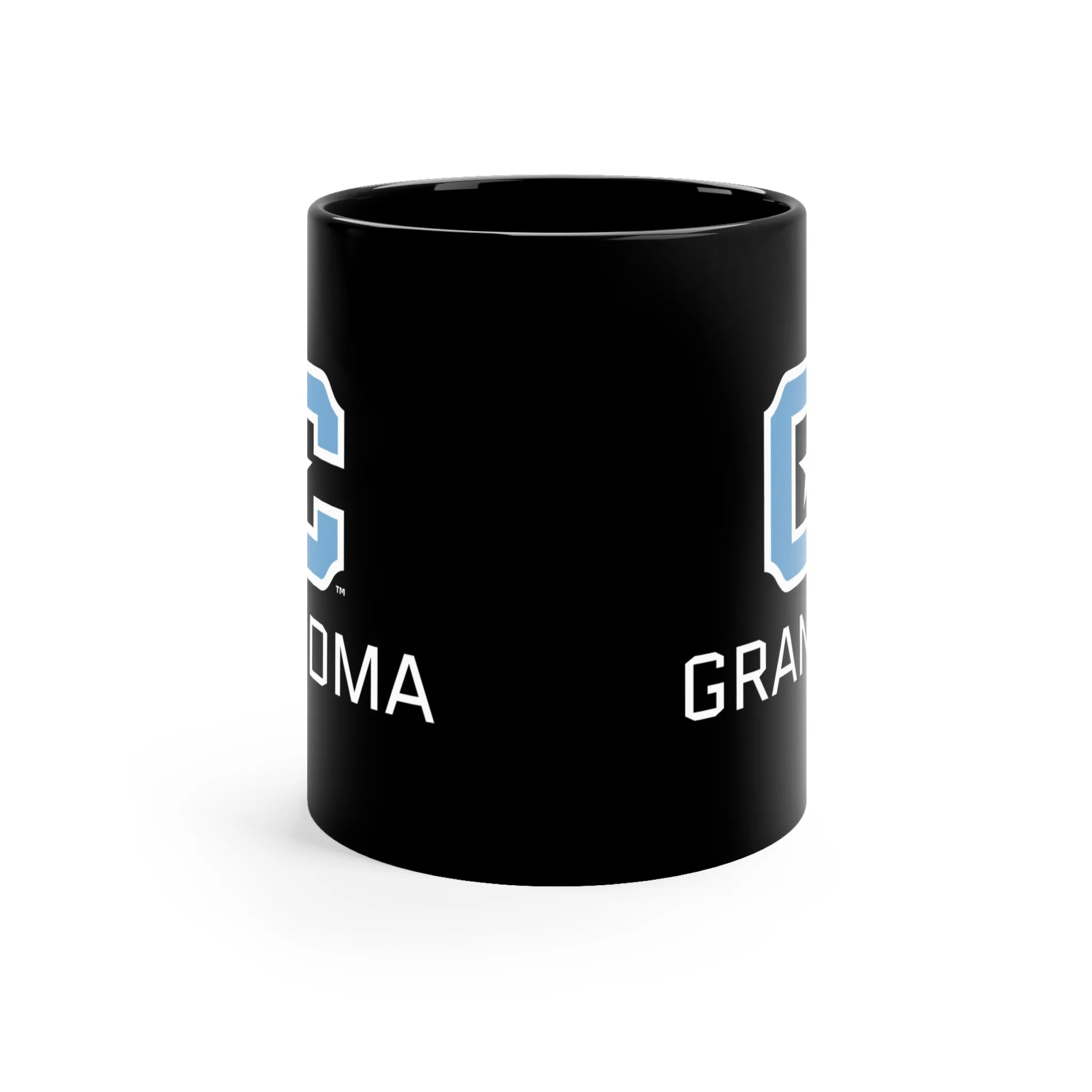 The Citadel Block C Logo, Sports, Grandma, Black Mug, 11oz