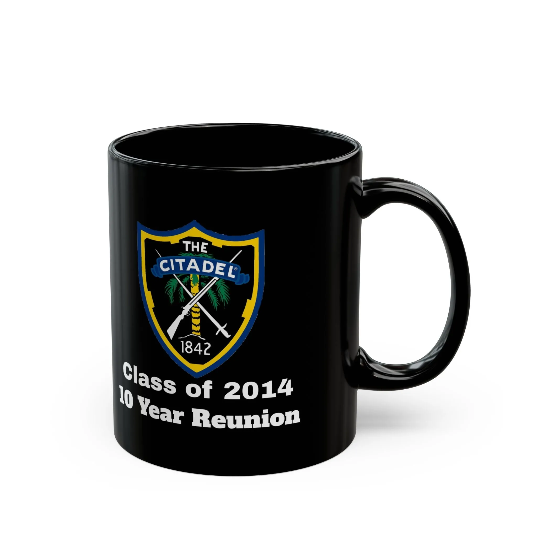 The Citadel, Citadel Shield, Class of 2014 10 Year Reunion, 11/15 Oz Black Mug