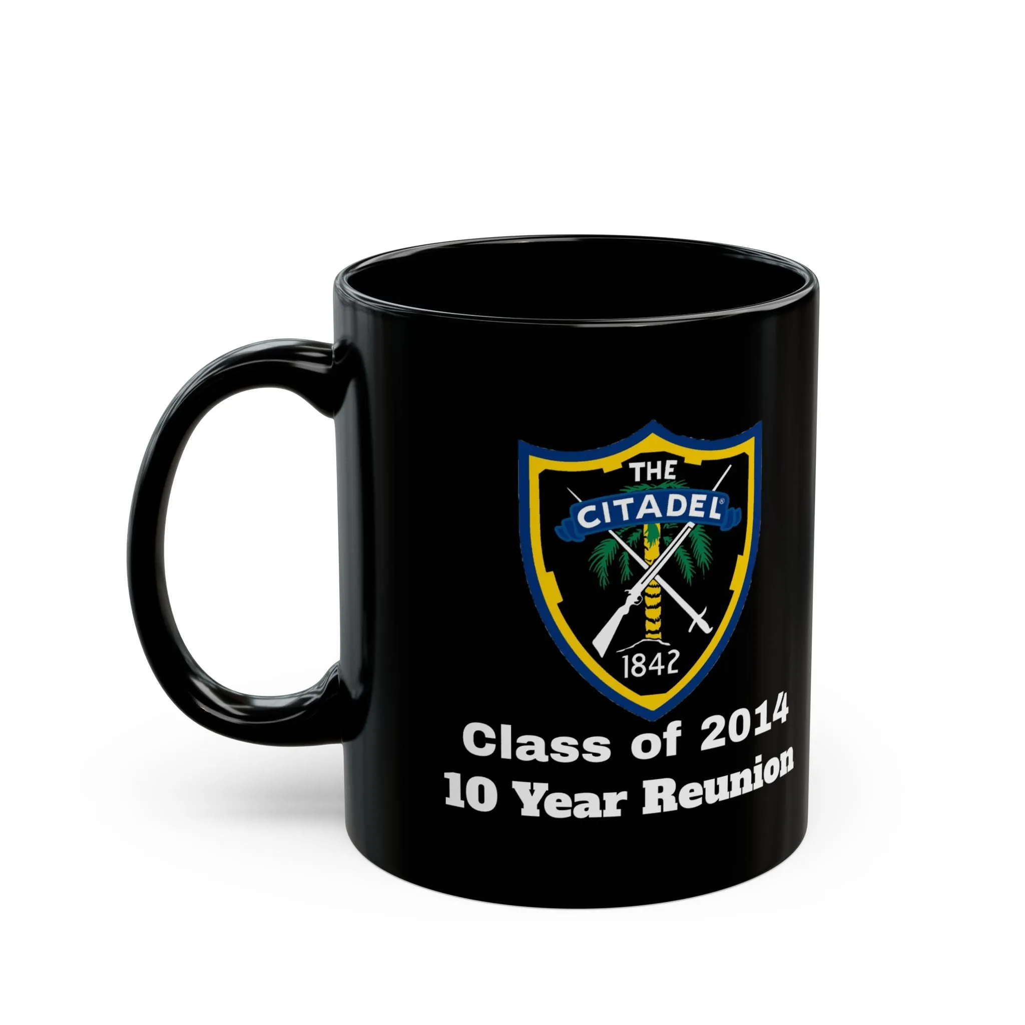 The Citadel, Citadel Shield, Class of 2014 10 Year Reunion, 11/15 Oz Black Mug