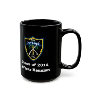 The Citadel, Citadel Shield, Class of 2014 10 Year Reunion, 11/15 Oz Black Mug