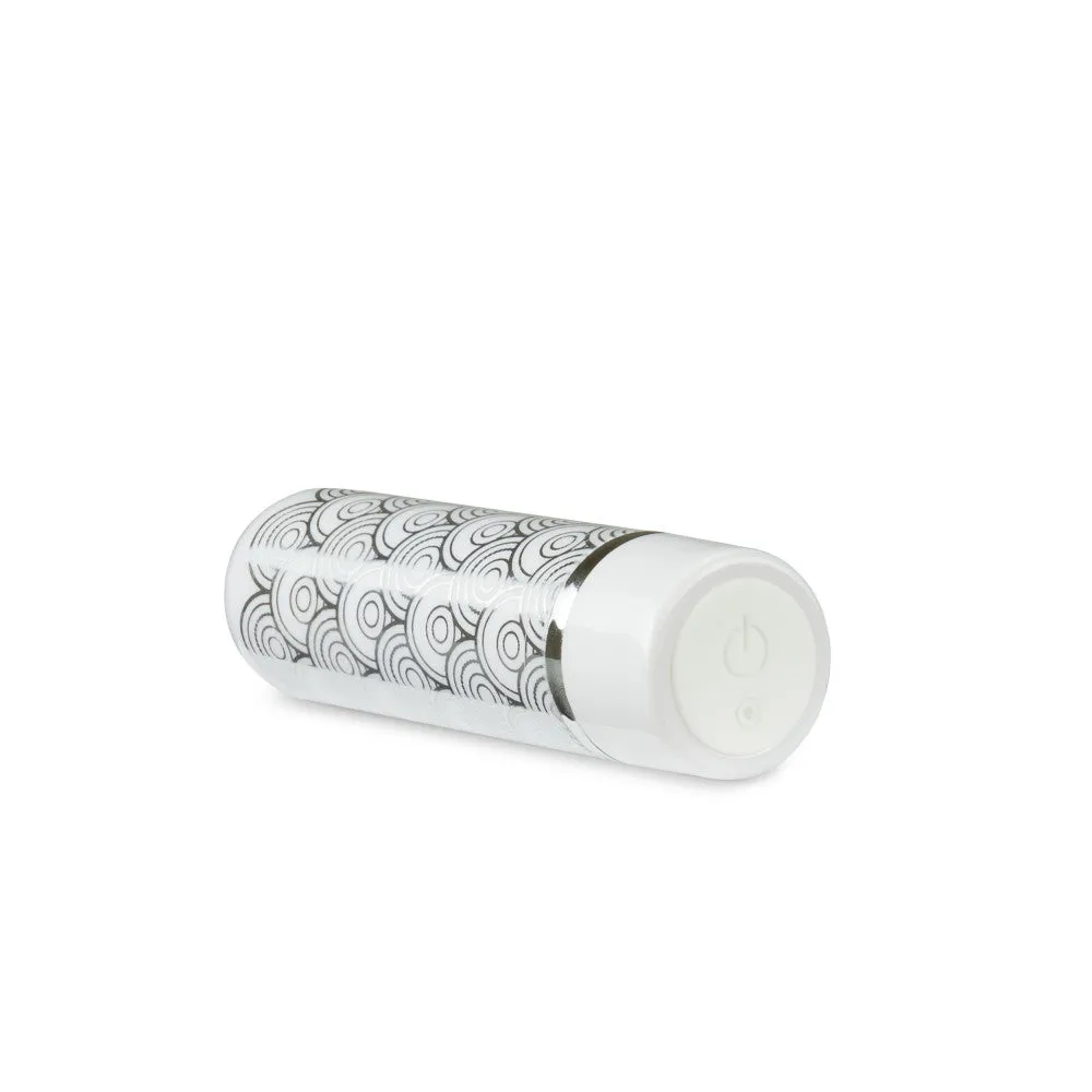 The Collection - Glitzy Halo - Rechargeable Bullet - Silver