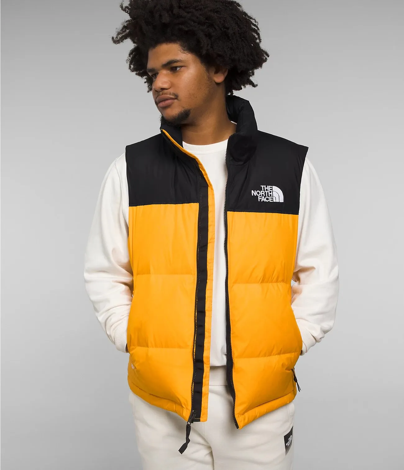 The North Face 1996 Retro Nuptse Vest Summit Gold/ TNF Black