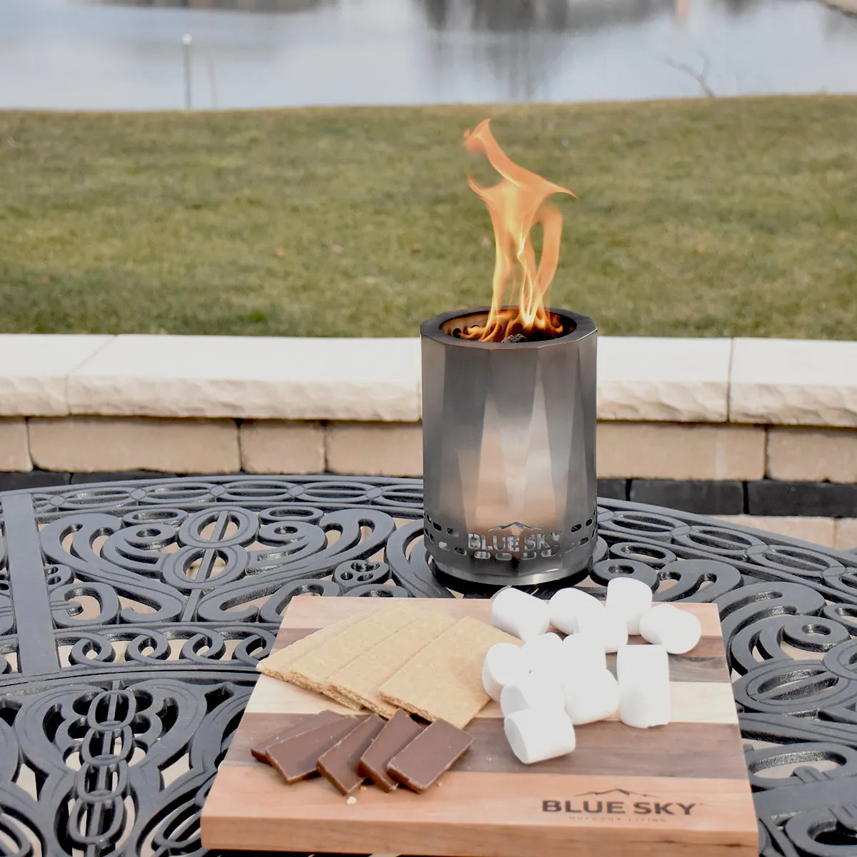 The Spark Tabletop Smokeless Fire Pit