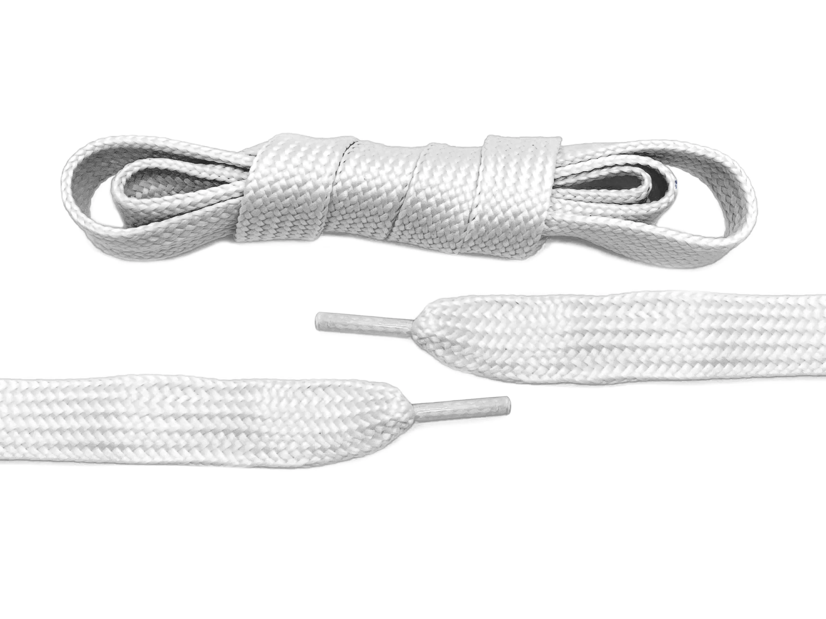 The White Flat Shoe Lace