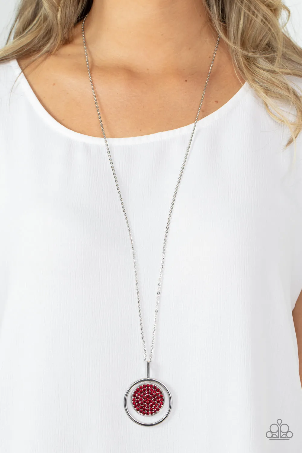 There She GLOWS! - Red Necklace