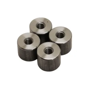 Threaded Steel Bungs 1/4-20 Thread 1/2" Long - 4 Pack