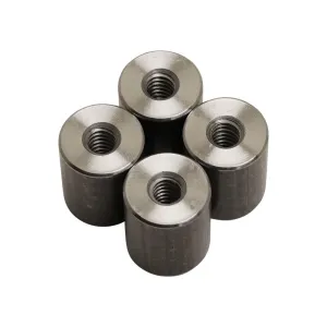 Threaded Steel Bungs 1/4-20 Thread 3/4" Long - 4 Pack