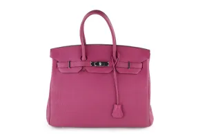 Tosca/Gris Perle Togo Birkin 35