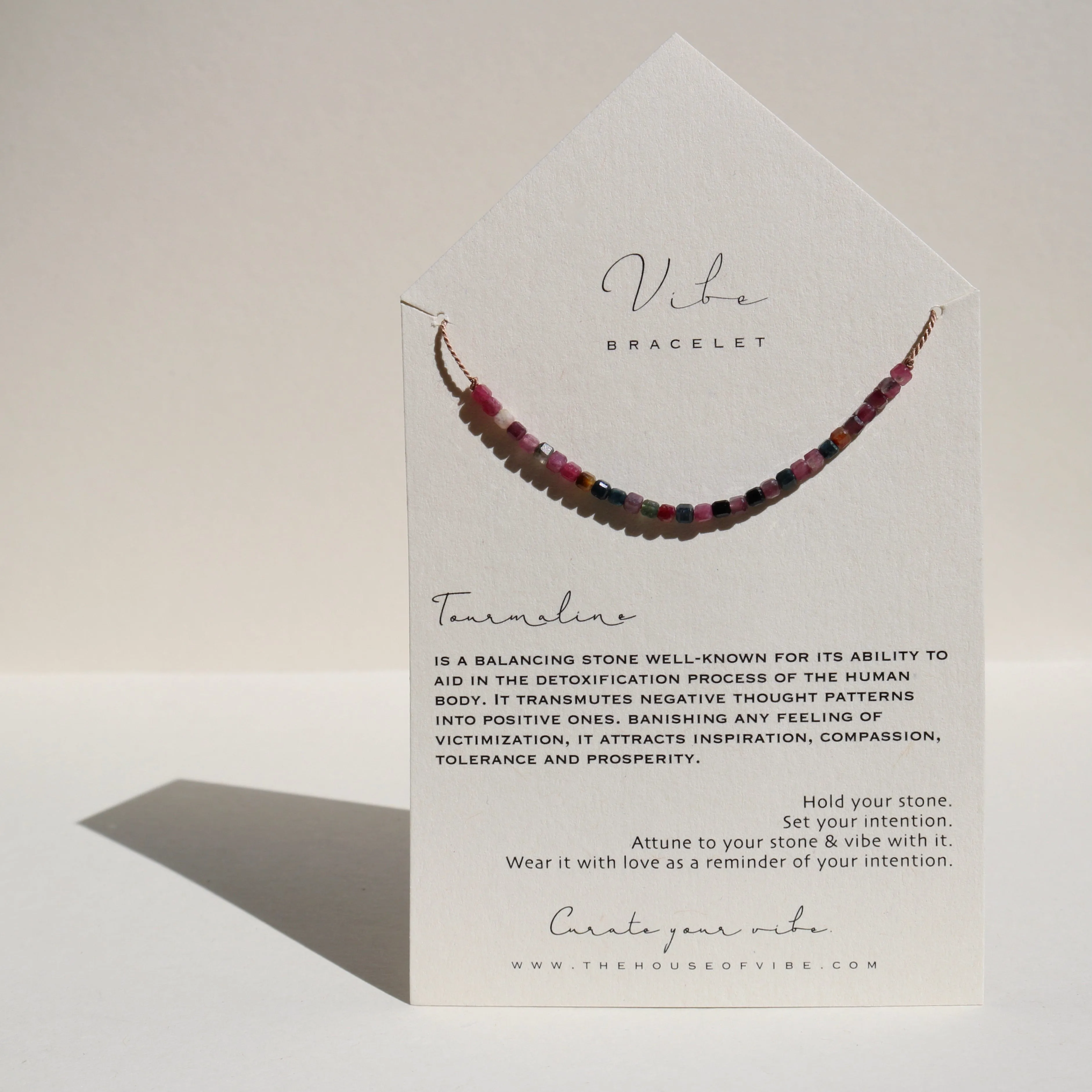 TOURMALINE CUBES BRACELET