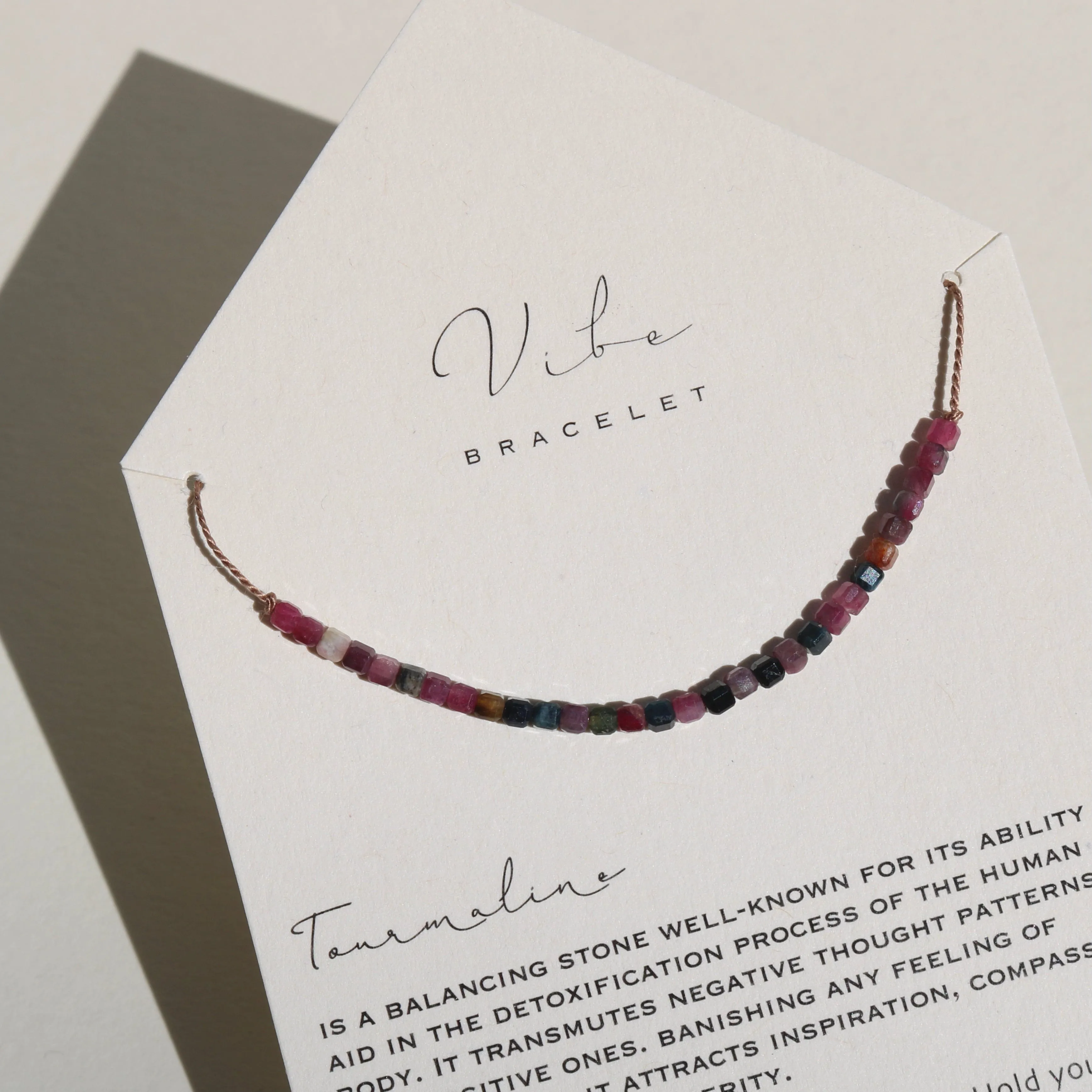TOURMALINE CUBES BRACELET
